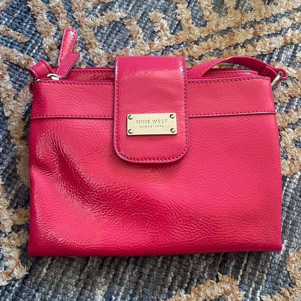 Nine West Hot Pink Shoulder Purse - Picture 5 of 5